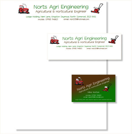 Nort Agri Engineering Stationery & Business Card
